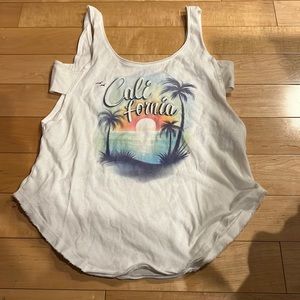 hollister california graphic tank